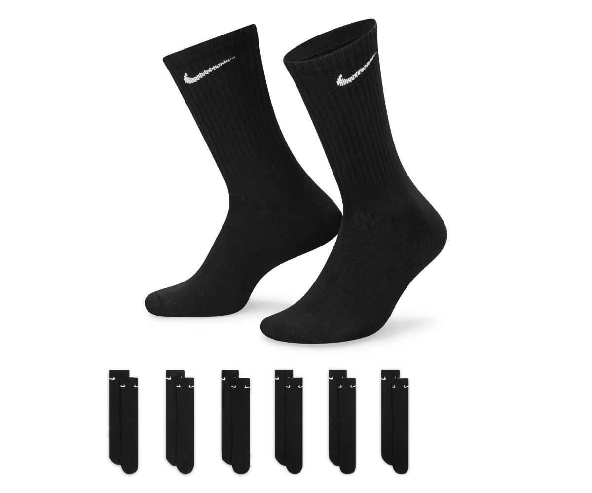 Chaussettes de Sport Mi-Mollet Nike Everyday Cushioned 6P