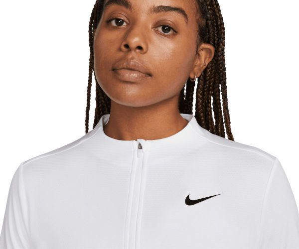 Sweat Femme Nike Dri-Fit Advantage UV 1/2 Zip Top White