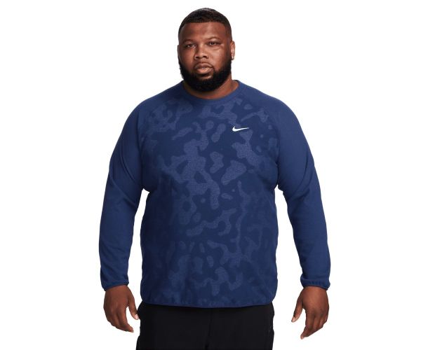 Pull Nike Dri-FIT Wool Crew Camo pour Golfeurs : Confort et Style