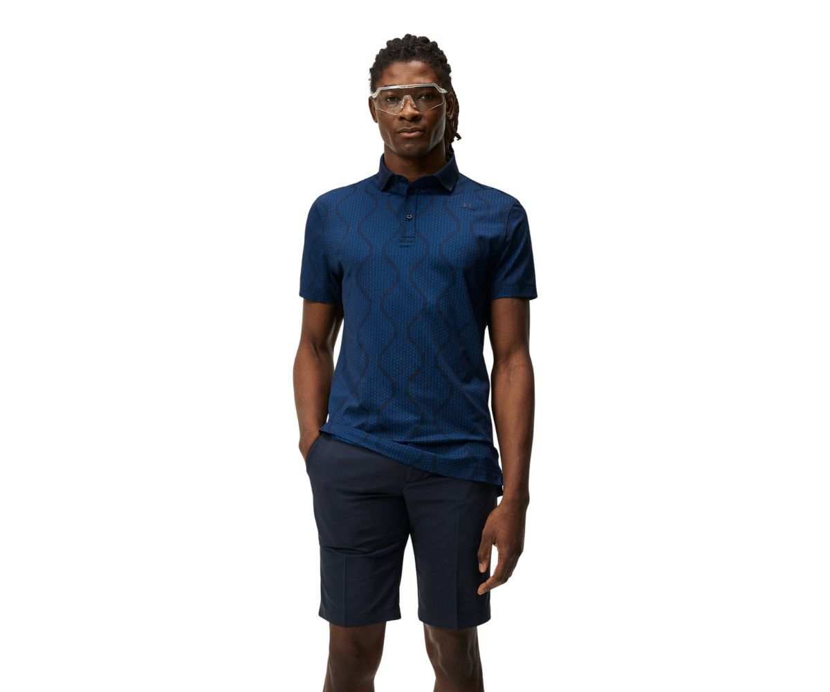Polo J.Lindeberg Mat Jacquard Regular Fit