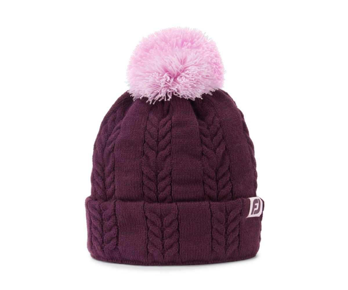 Bonnet Femme Footjoy Cable Knit Bubble Frog