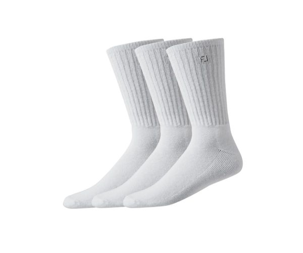 Chaussettes Footjoy ComfortSof Crew 3P - Confort et Respirabilité