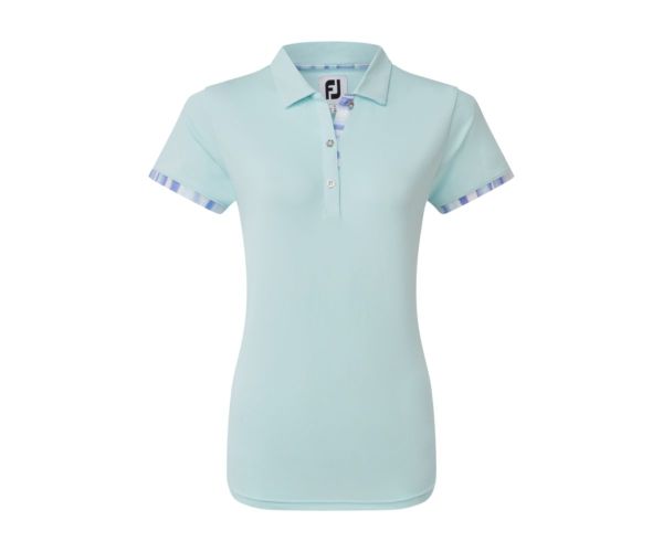 Polo Femme Footjoy Watercolour Trim Pique