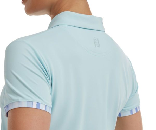 Polo Femme Footjoy Watercolour Trim Pique