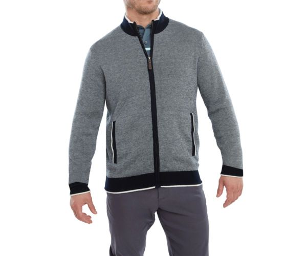 Pull Footjoy Full Zip Lined - Protection et Confort pour Golfeurs