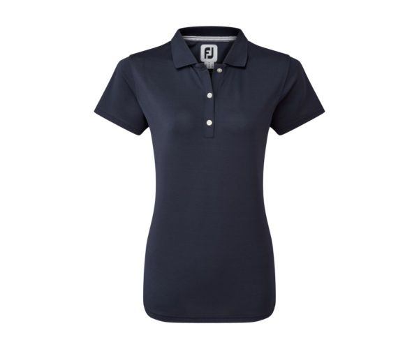 Polo Femme Footjoy Stretch Pique Solid SS24 Navy