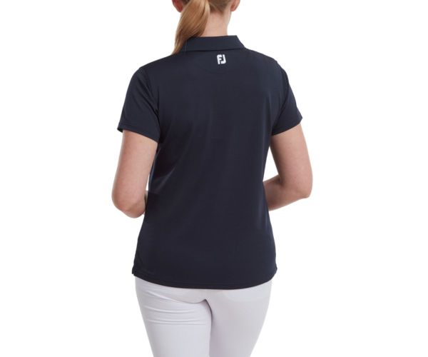 Polo Femme Footjoy Stretch Pique Solid SS24 Navy