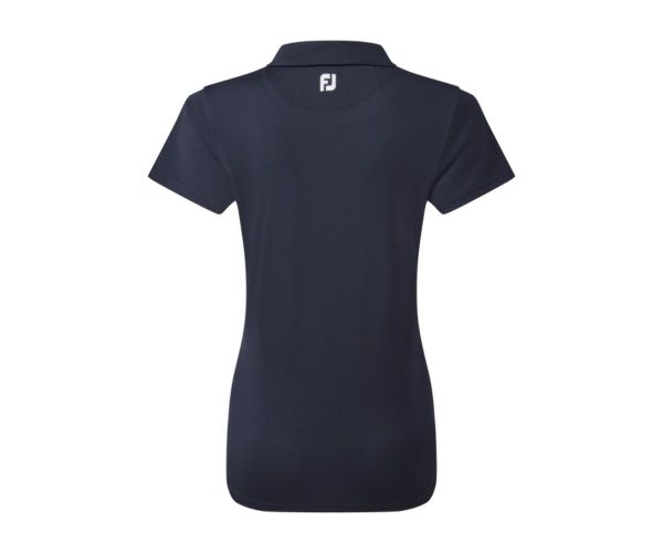 Polo Femme Footjoy Stretch Pique Solid SS24 Navy