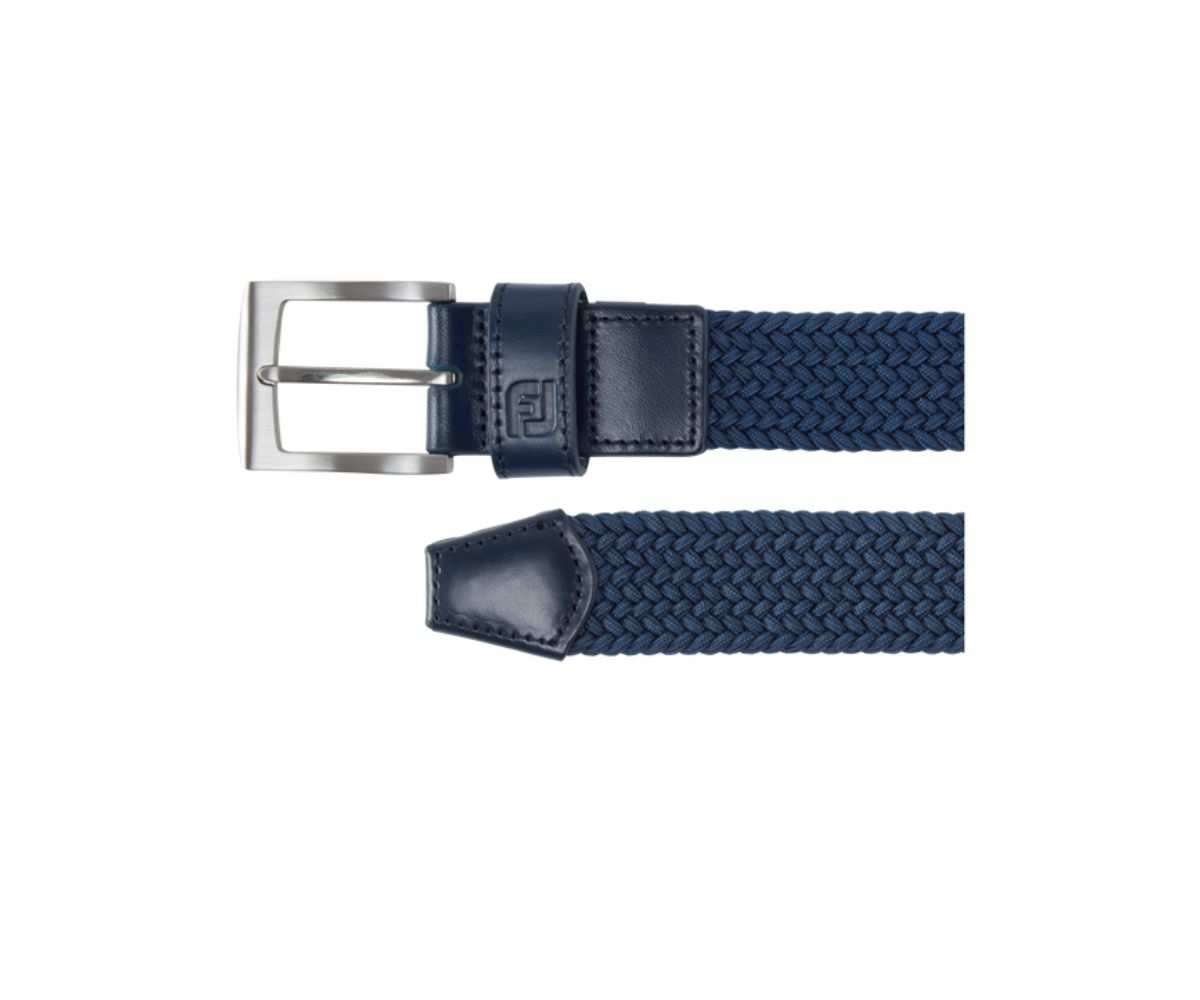 Ceinture Femme Footjoy Braided Belt Navy