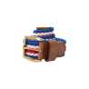 Ceinture Footjoy Striped Belt White Navy Red Présentation